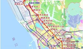 深圳地铁规划图